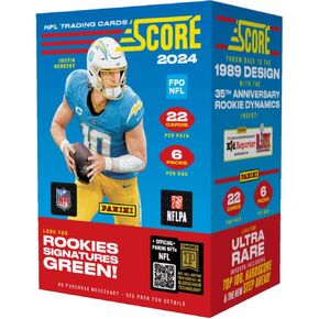 2024 Panini Score Football Trading Cards NFL Blaster Box
