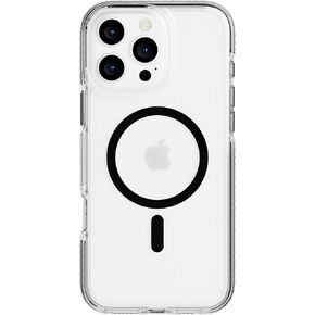 Tech21 EvoCrystal for iPhone 16 Pro Max Compatible with MagSafe - Impact Protection Case 15x Military Standard Tested - in Black
