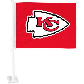 FANMATS Kansas City Chiefs Car Flag 2pk