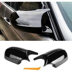MAXDOM قبعات مرآة نمط ألياف الكربون متوافق مع 1 سلسلة F20 2 سلسلة F22 F23 3 سلسلة F30 F31 F34 4 سلسلة F32 F33 F36 X1 E84 M2 F87 نماذج الرؤية الخلفية غطاء مرآة جانبية استبدال مباشر