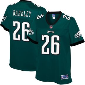 قميص NFL PRO LINE النسائي Saquon Barkley Midnight Green Philadelphia Eagles Team Player Jersey in Kuwait