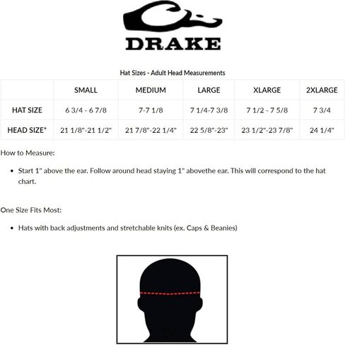 Drake Waterfowl Gore-Tex Jones Hat - Hunting Waterproof Breathable 2" Brim Hat with Fold-Down Ear Flaps in Saudi Arabia