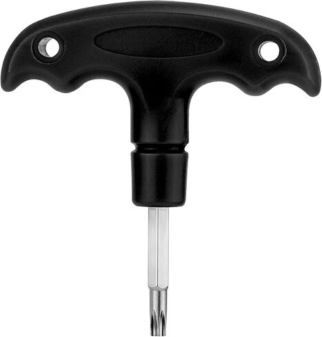 Golf Torque Wrench, Adjustable Golf Tool with Plastic Handle Metal Golf Driver Tool Golf Driver Spike Wrench Portable Golf Club Adjustment Head Tool for Golf Club Driver Equipment (Black) in Saudi Arabia