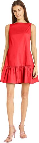 Donna Morgan Versatile High Neck Swing Body Ruffle Summer Dresses for Women in Saudi Arabia