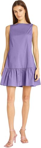 Donna Morgan Versatile High Neck Swing Body Ruffle Summer Dresses for Women in Saudi Arabia
