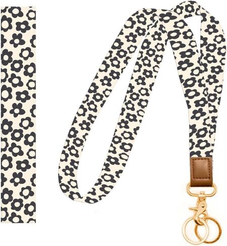 Lanyards for Keys, Durable Keychain Long Lanyard for Women Men, Cute Neck Lanyard for ID Badges Holder, Wallets, key in Saudi Arabia