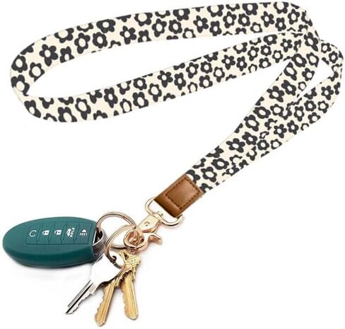Lanyards for Keys, Durable Keychain Long Lanyard for Women Men, Cute Neck Lanyard for ID Badges Holder, Wallets, key in Saudi Arabia