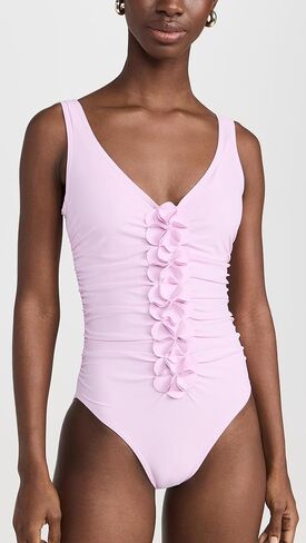 Karla Colletto Women's Tess V Neck Silent Underwire One Piece in Saudi Arabia