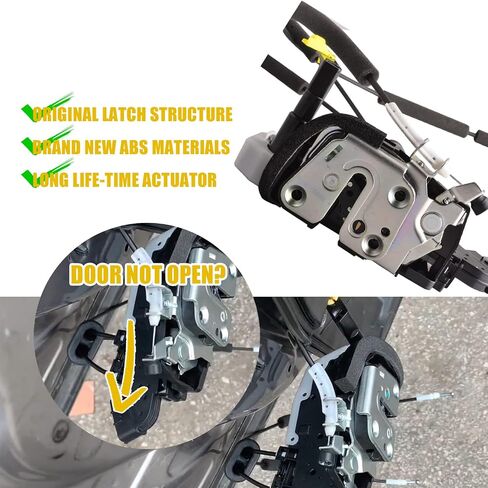 Front Left Door Lock Actuator Compatible for Nissan Rogue 2008-15 Rogue Select 2014-15 Front Driver Door Lock Latch Assembly in Saudi Arabia