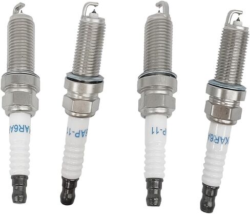 LKAR7C-9 إيريديوم سبارك بلج مناسب للمحرك الخارجي ميركوري 175 حصان حتى 300 حصان 450R 3.4L V6 و4.6L V8 4-Stroke Outboards استبدال 93961 8M0135348 33-8M0135348 4 قطع in Kuwait