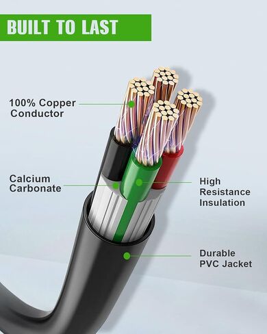 SCITOO RV Extension Cord 50 Amp 50 FT Black, Heavy Duty 6AWG3C 8AWG1C with Grip Handle NEMA 14-50P Male Plug and NEMA 14-50R Female Receptacle for RV Trailer Campers Caravan, ETL/CETL Listed in Saudi Arabia