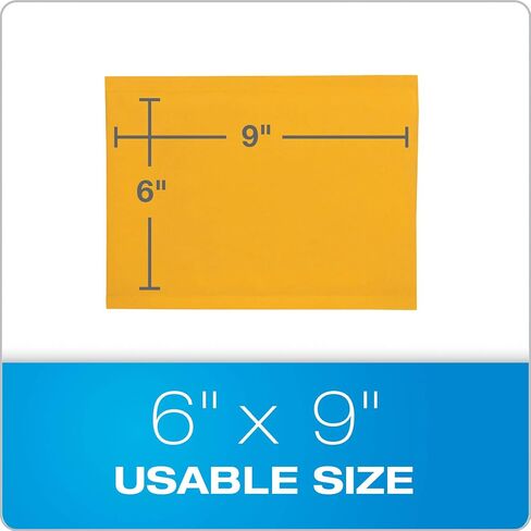 Quality Park Bubble Mailers, 6 x 9 Inch, Kraft Padded Envelopes, Durable Brown Shipping Envelopes, Self Seal Closure, 25 Per Box (QUA95001) in Saudi Arabia