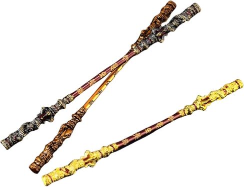 الأسطورة السوداء: مجموعة ألعاب تزيين مكتب Wu Kong Bronzecloud Staff Moneyking Ruyi Jingubang Bo Staffs Fidget (Jingubang 9 بوصة Brzone) in Saudi Arabia