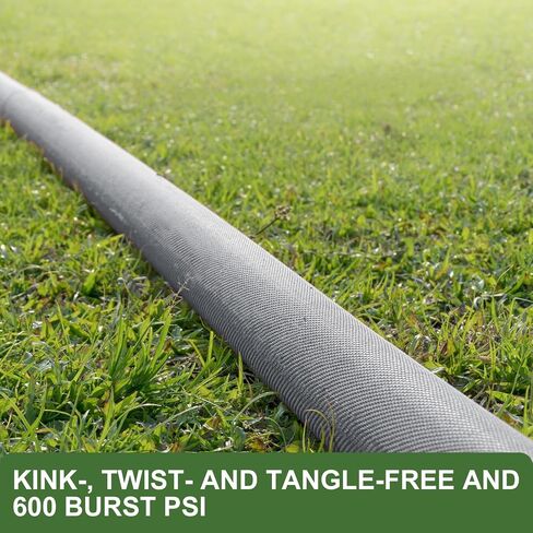 2024 Upgraded Non-Expanding Garden Hose 50ft,Flexible Ultra-Light Water Hose, Burst-Resistant, Lead-Free, Anti-Kink, High-Pressure, Ideal for All-Season Use in Saudi Arabia