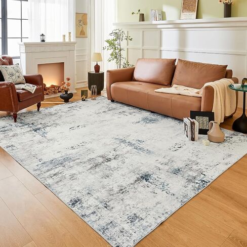 Dintszyayue Abstract Washable Area Rug 3x5 Non-Slip Soft Green Neutral Area Rug for Bedroom Living Room Floor Carpet in Saudi Arabia