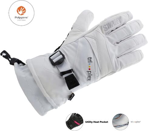 قفازات سواني جونيور X-Change رياضية ماصة للرطوبة وسريعة الجفاف ودافئة ومتينة من الجلد المرن in Kuwait