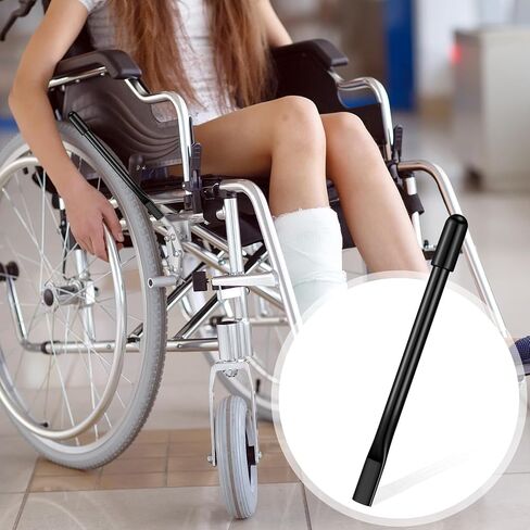 Gisafai 1 Pair of Wheelchair Brake Handle Extensions Medical Wheelchair Transport Chair Brake Handle Extension Wheelchair Brake Extenders for Wheelchair Accessories Parts (Black,6.2 Inch) in Kuwait