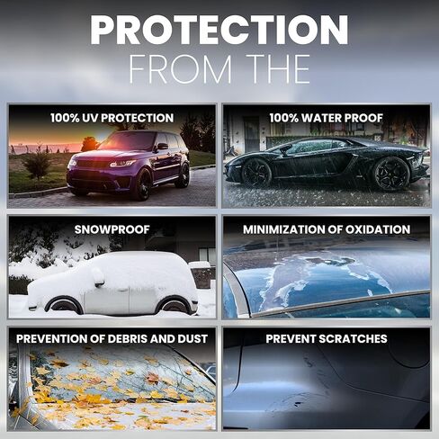 غطاء سيارة كامل مصنوع خصيصًا لسيارة Lincoln Navigator 1998-2024 بقاعدة عجلات قياسية تحمي من جميع عناصر الغبار والأوساخ والأشعة فوق البنفسجية (قاعدة عجلات Navigator-Long LWB) in Kuwait