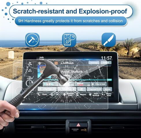 Anti-Glare Matte 2026 Pilot Screen Protector, for Honda Pilot (Sport/EX-L/Touring/TrailSport/Elite/Black Edition) 12.3-inch Touchsreen, 9H Tempered Glass 2026 Pilot Accessories Anti-Fingerprint in Kuwait