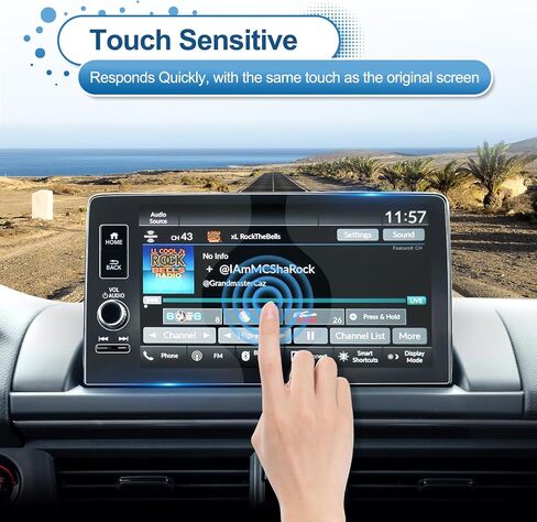 Anti-Glare Matte 2026 Pilot Screen Protector, for Honda Pilot (Sport/EX-L/Touring/TrailSport/Elite/Black Edition) 12.3-inch Touchsreen, 9H Tempered Glass 2026 Pilot Accessories Anti-Fingerprint in Kuwait