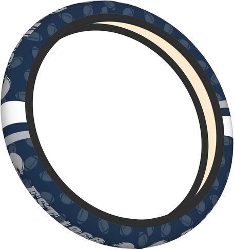 Football Elastic Steering Wheel Cover, Non-Slip Breathable Car Accessories Steering Wheel Covers, Fits 15 Inch for Most SUV, ATV or Truck in Saudi Arabia