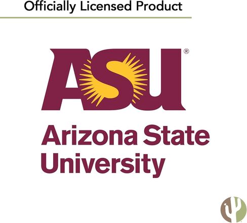ربطة عنق جامعية من Desert Cactus Arizona State University ASU Sun Devils، 100% بوليستر، مع شعار in Saudi Arabia