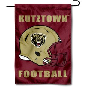 College Flags & Banners Co. Kutztown Bears Football Helmet Garden Flag