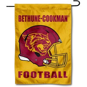 College Flags & Banners Co. Bethune Cookman Wildcats Football Helmet Garden Yard Flag
