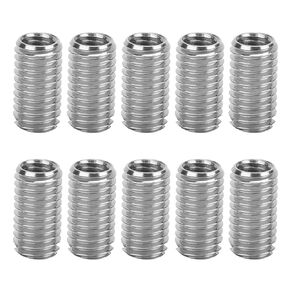 Threaded Inserts, Self Tapping Thread Wood Steel Inserts for Furniture Screw, Externally Insert Assortment Kit Female Knurled Nuts Brass Embedment Hydraulic Welded Joint 3D Printing
