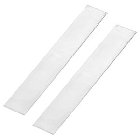 uxcell 2 Pcs Zinc Sheets, 99.995% High Purity Zinc Plate 0.08"x1"x6"(2x25x150mm) Metal Zinc Foil Zinc Anode Strip for Science Lab Industry DIY Craft