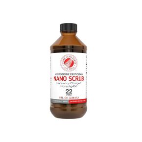 Nano Scrub by Silver Fern Brand - 1 Bottle - 48 Servings - Frequency Activated Nano Ag4O4 - Liquid