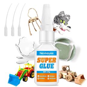 Metal Glue, 30g Super Glue for Metal, Fast-Drying Glue for Metal, Metal Repair Glue, Metal Adhesive for Metal, Stainless Steel, Aluminum Alloy, DIY Crafts, Toys and More