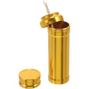 حافظة مصباح موقد كحول صغير محمول من INOOMP، مصباح معدني صغير محمول لشعل الكحول من سبائك الألومنيوم، موقد كحول للتخييم في الهواء الطلق، نزهة، معدات مختبر، أداة تسخين in Kuwait