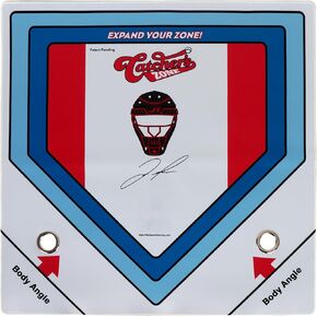 Catcher's Zone Mat, Visual Trainer for Catcher's and Pitcher's, 24" L x 24" W x 1/4" H