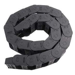 100cm Cable Carrier, 25 x 57mm Cable Drag Chain, Nylon Open Both Side Wire Carrier for Engraving Machine