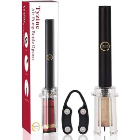 Air Pressure Pump Bottle Opener With Foil Cutter,Aerator Pourer,Vacuum Stopper(4PCS),Simple Cork Remover,Efficient Corkscrew Bottle Opener,Great For Wine Lovers,Perfect Wine Gift.