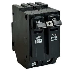 THQL2140 Circuit Breaker，Fit for General Electric，Repalce for THQL 2p 40A Breaker,2 Pole 40 Amp 120/240V 10kA，Plug-in Mount Standard，Thermal Magnetic Protection