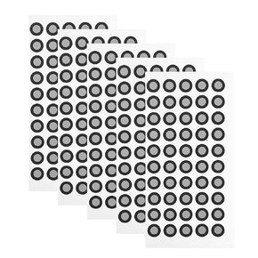 VILLCASE Inner 6mm 3D Scanning Marker Reflective Stickers, Outer 10mm Tracking Dots for 3D Scanner Marking Point, 5 Sheets Useful Reference Point Markers for 3D Scanning