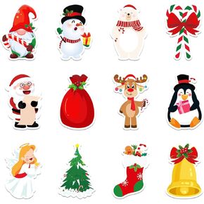 24 Pack Snowflake Sticky Notes, 3x3 inch Winter Snowflake Small Sticky Notes, Mini Sticky Notes Bulk, Christmas Self Stick Notes