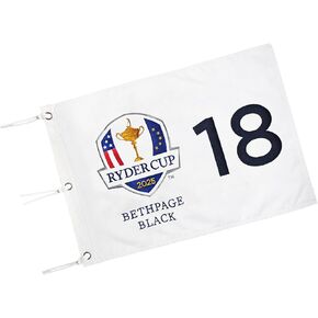 Embroidered Themed Golf Flag 2025, 14x20 Inch, Premium 420D Nylon, Ideal for Practice Putting Green, Driving Range, Golf Course, Golf Club, Collectors