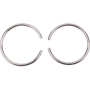 2 Pack Replacement 100100 Commercial Vacuum Cleaner Alluminum Wand Ring (2)