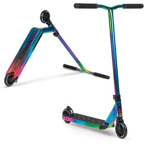 Sullivan Antic V2 Pro Stunt Scooter Oil Slick - سكوتر حيلة عالي الأداء مع سطح ألومنيوم 6061، وعجلات 110 ملم، وقضبان على شكل حرف T، ومقابض ناعمة، وفرامل قدم - مثالية للحيل ومنتزه التزلج in Kuwait