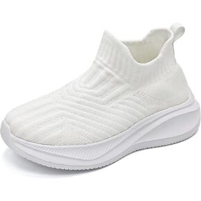 Umerigo Girls Boys Tennis Shoes Kids Slip On Sock Sneakers Summer Casual Gym Walking Atheletic Running Sneaker for Little Kid/Big Kid