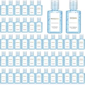 Frienda 24 Packs Mini Hand Sanitizers for Men Pocket Hand Sanitizer Gel 1fl oz Travel Size Hand Sanitizer Bundle Mahogany Teakwood Ocean Assorted Scents for Men Coworkers Staff Christmas Gifts