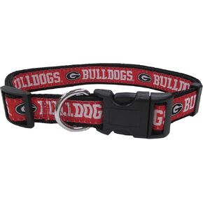 Pets First Collegiate Pet Accessories, Dog Collar, Georgia Bulldogs, Small