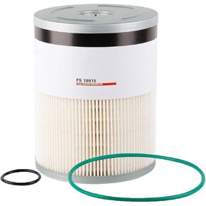 FS19915 Fuel Filter L9915F Water Separator Compatible With Cummins ISX 15 Detroit Diesel Engine DD13 DD15 DD16 Replaces FS19915 P551011 P550854 PF9804 L9915F A4720921205 A0000903651 6PACK