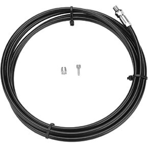 VGEBY Brake Oil Tube, 2m Hydraulic Disc Brake Hose Olive Rings and Connecting Insert for AVID E5 E9 ER XX XO Brake Line Hydraulic Hose Disc Caliper Hose Connector