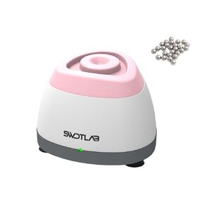 Mini Vortex Mixer, 3500rpm Lab Vortex Shakers with Touch Function LED Indicator Vortex Paint Mixer for Nail Polish Ink Eyelash Adhesives Test Tubes Vortex Mixing and Acylic Paint Pink