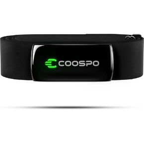 COOSPO Heart Rate Monitor Chest Strap H9Z, HRM Bluetooth 5.0 ANT+,Heart Rate Monitor Chest Sensor with Rechargeable Battery