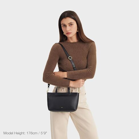 Kattee Leather Crossbody Bags for Women Trendy, Small Shoulder Purses Top Handle Handbags with Adjustable Strap in Kuwait